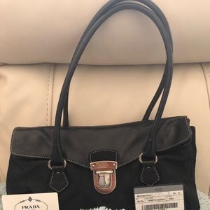 Prada Black Tessuto Purse